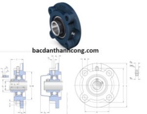 Bạc đạn gối đỡ UCFC205 Asahi SKF NSK NTN LK chính hãng giá rẻ