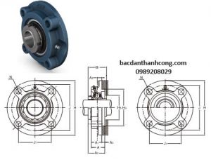 Bạc đạn gối đỡ UKFC205 Asahi chính hãng giá rẻ