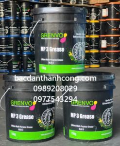 Mỡ Bôi Trơn Đa Dụng Grenvo Lithium Grease MP 3 – Chống Mài Mòn, Chịu Nhiệt Tốt