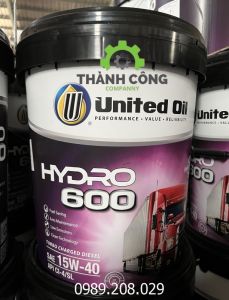Dầu động cơ United Oil United Hydro 600 15W40 API CI-4 (SHPD) - 18L 25L 200L