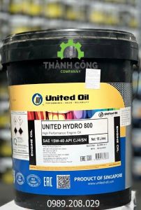 Dầu động cơ United Hydro 800 SAE 15W40 API CJ-4/SN