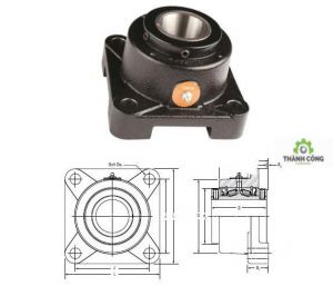 Gối đỡ vòng bi E-4BF-TRB-1 3/4 Timken chính hãng giá tốt