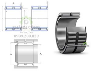 Vòng bi bạc đạn NA 6913 SKF NSK INA IKO JNS 65x90x45 mm