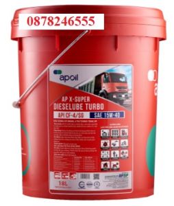 Dầu nhớt động cơ APOIL AP X-SUPER DIESELUBE TURBO CF-4/SG 15W-40 - Chính Hãng