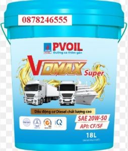 Dầu nhớt động cơ PVOIL VDMAX SUPER 20W50 - Chính Hãng