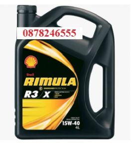 Dầu động cơ Shell Rimula R3 X 15W40 - Chính Hãng