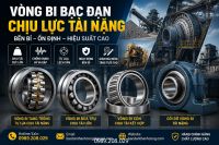 Các loại vòng bi bạc đạn chịu lực tải nặng phổ biến trong công nghiệp