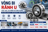 Vòng bi rãnh U là gì? Cấu tạo, ưu điểm và ứng dụng
