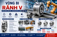 Vòng bi rãnh V là gì? Cấu tạo, ưu điểm và ứng dụng